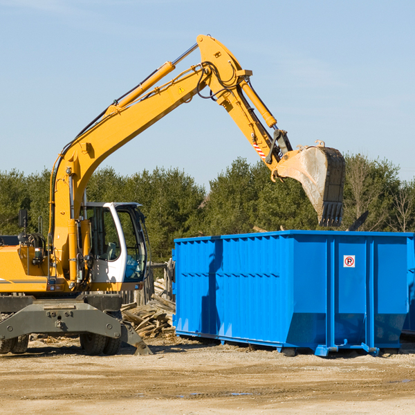 what happens if the residential dumpster is damaged or stolen during rental in Hallsburg Texas